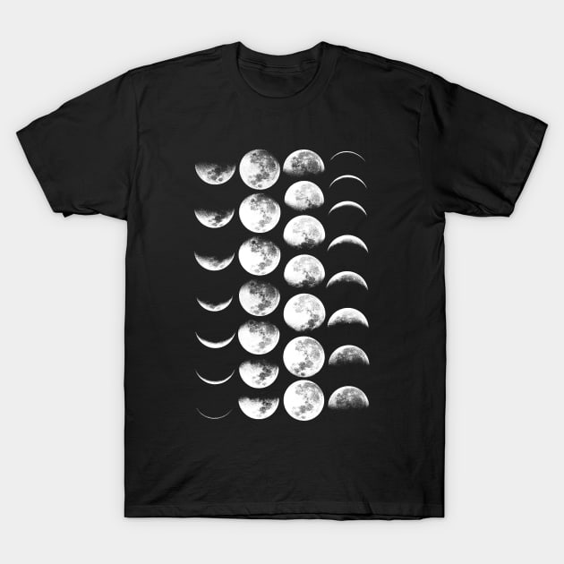 Moon Phases No. 2 T-Shirt by wolfandbird